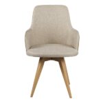 Cadeira Carla Giratória Bege