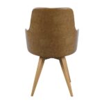 Cadeira Carla Giratória Bege