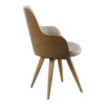 Cadeira Carla Giratória Bege