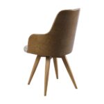 Cadeira Carla Giratória Bege