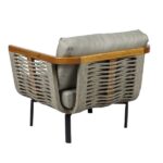 Poltrona Trancoso Linho Rústico Fendi