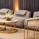 Sofá Loft Veludo Cinza (Módulo poltrona)