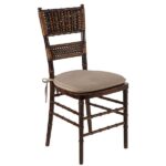 Cadeira Itália Madeira Encosto Palha