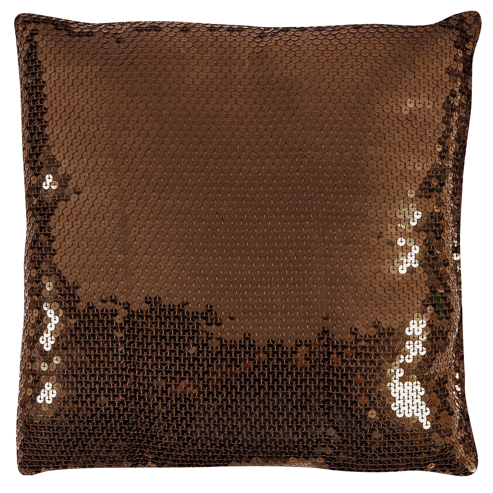 Almofada Paetê Chocolate