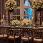 Cadeira Dior Ouro Velho com Assento Veludo Caramelo