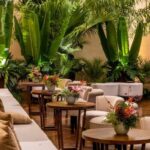 Base Trapézio Ferro Envelhecido com Tampo Madeira Natural