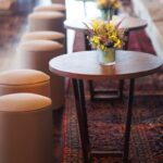 Base Trapézio Ferro Envelhecido com Tampo Madeira Natural