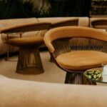 Poltrona Dore Veludo Caramelo