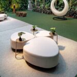 Pufe Otto Off White - Conjunto