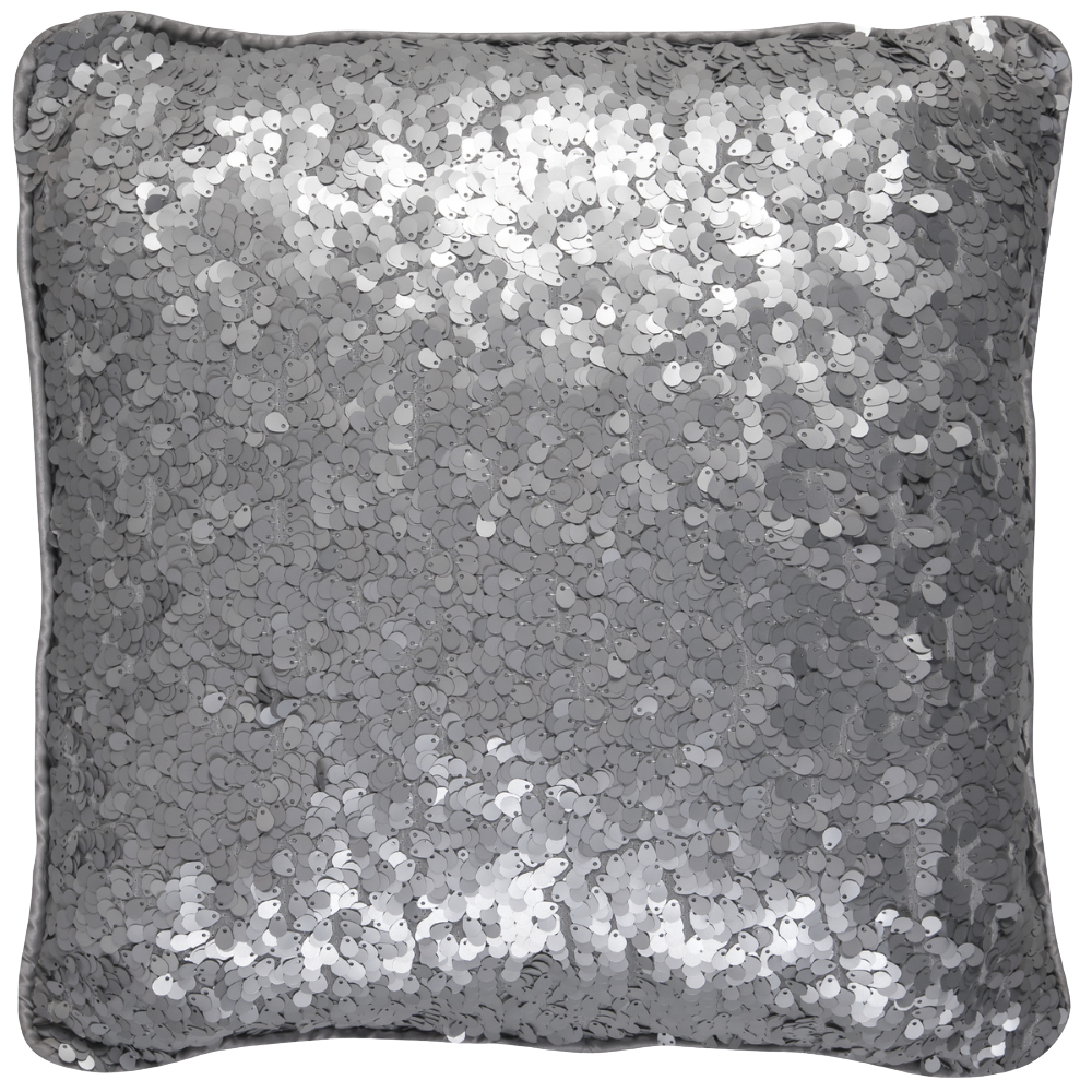 Almofada Paetê Prata