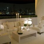 Banco/Mesa "U" Invertido Branco(a) Largo