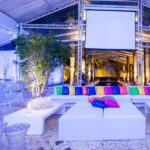 Banco/Mesa "U" Invertido Branco(a) Largo