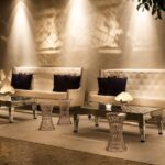 Mesa Baccarat Espelho Centro