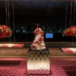 Mesa Bolo Acrílico Espelhado Losango