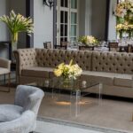 Mesa Vidro Cristal Centro com Tampo Vidro