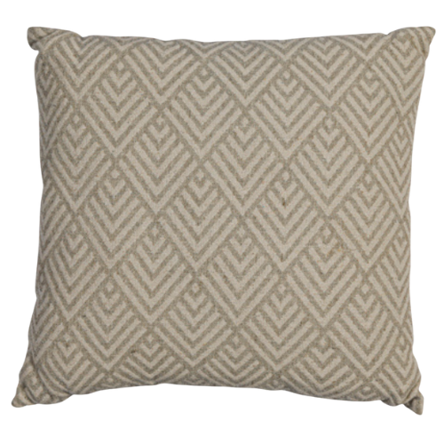 Almofada Linho Geométrico Cru