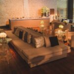 Banco Ilha com Encosto Central