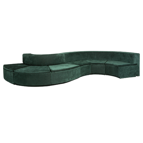 Banco S com Encosto Curvo