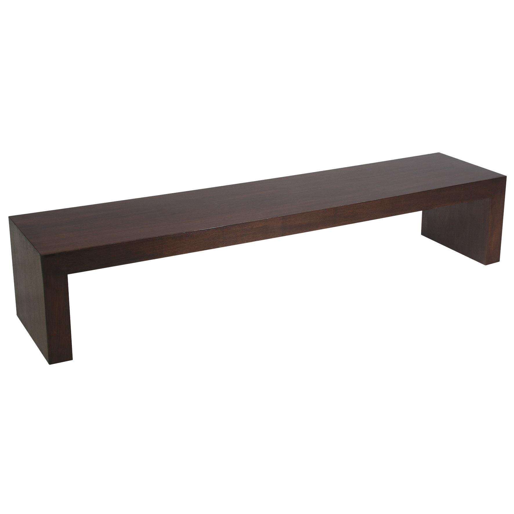Banco/Mesa "U" Invertido Madeira Natural Estreito