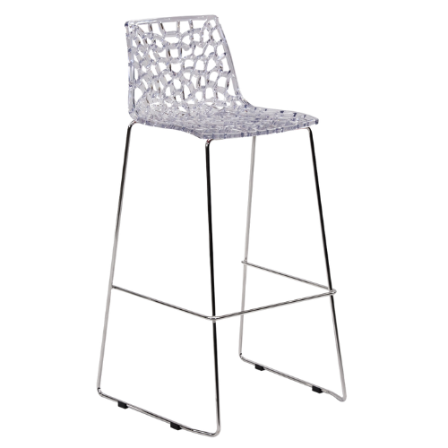 Banqueta Renda Cristal