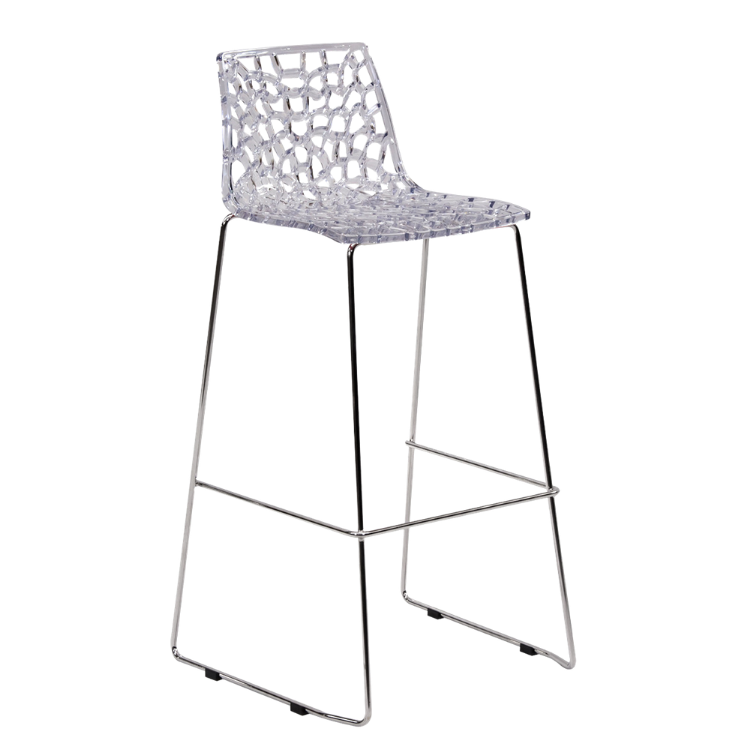 Banqueta Renda Cristal