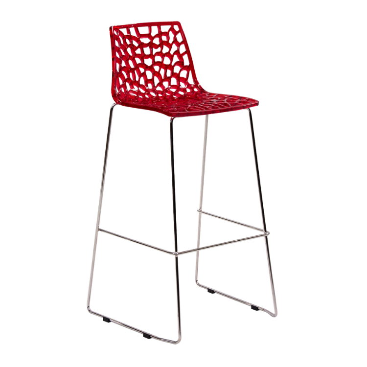 Banqueta Renda Vermelho(a)