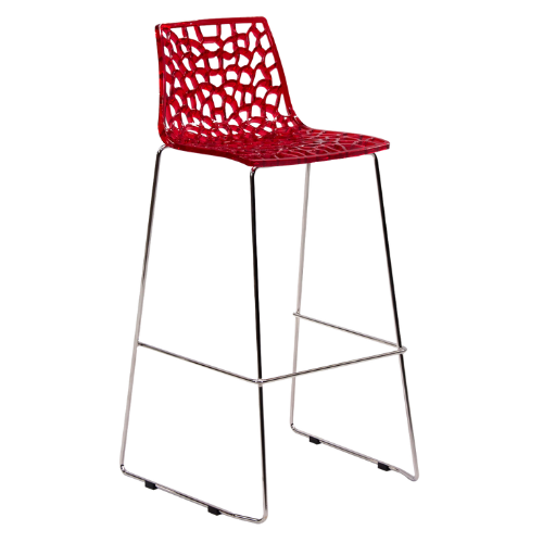 Banqueta Renda Vermelho(a)