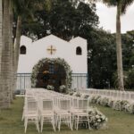 Cadeira Pandoro Off White com Assento Linho Fendi Claro