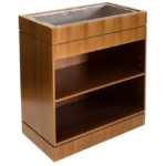 Carrinho de Bebida Ouro Velho Escuro Com Cuba Inox