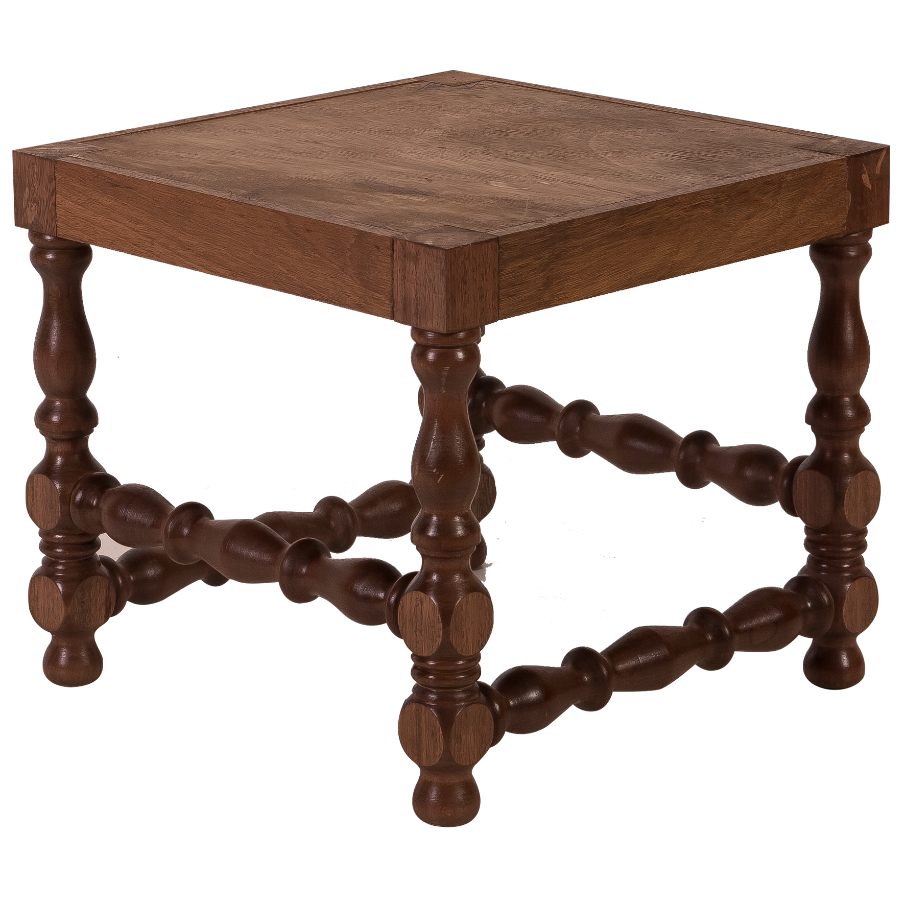 Mesa com Pés Torneados Lateral