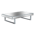 Mesa Espelho Cristal Centro