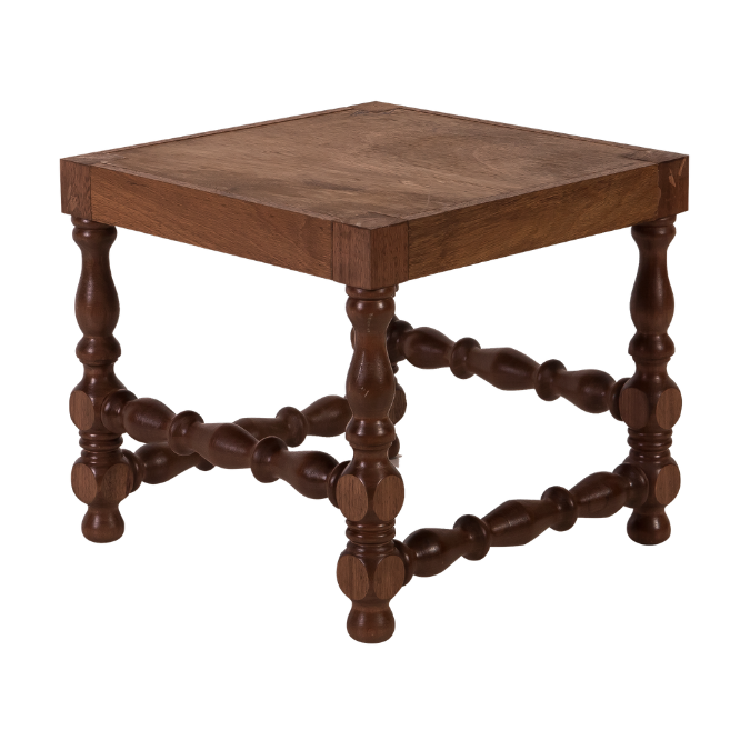 Mesa com Pés Torneados Lateral