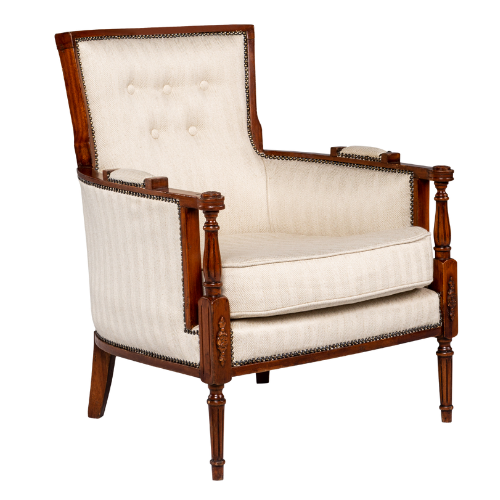 Poltrona Jacquard Carlota Joaquina Cru