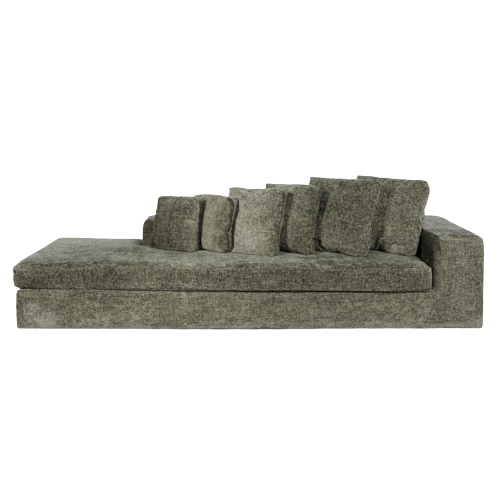 Sofá Cipriani Capa Chenile Verde Militar