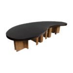 Tampo Orgânico Laca com Borda de 8cm e Base Amazônia