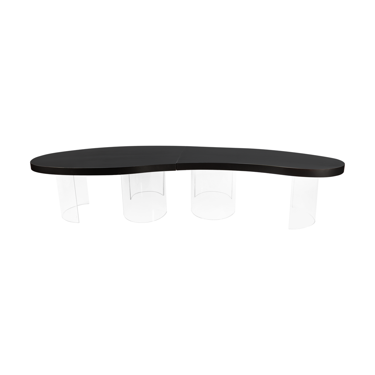 Tampo Orgânico Laca com Borda de 8cm e Base Curva Cristal