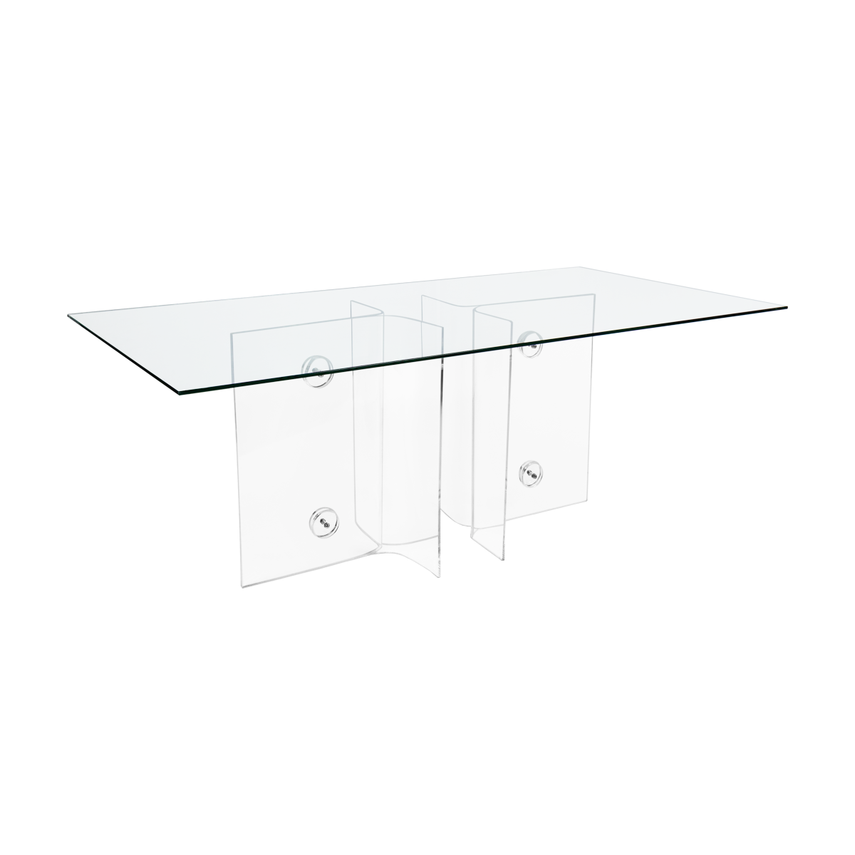 Tampo de Vidro Transparente com Base Acrílico Star