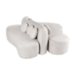 Sofá Orgânico Linho Bege - Completo