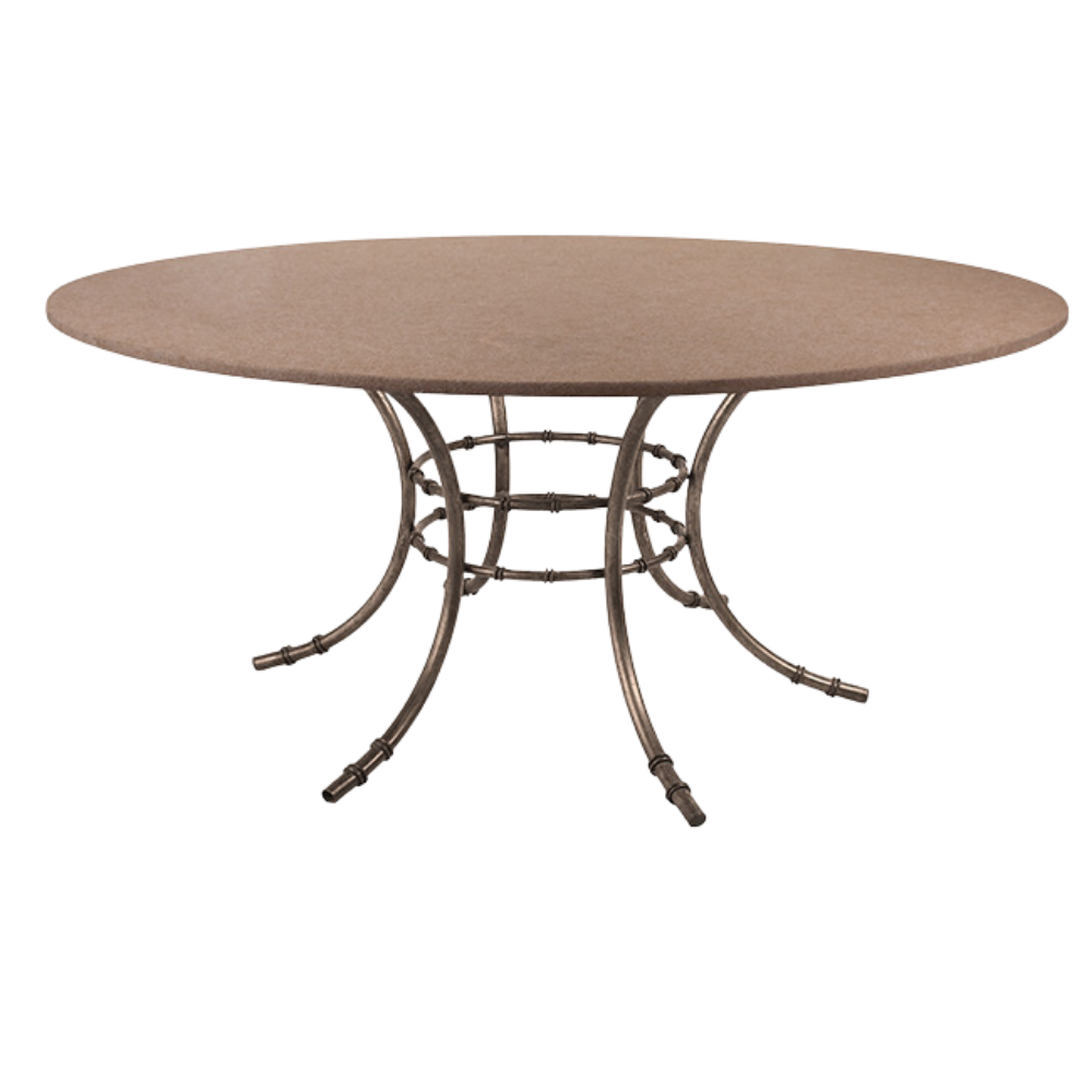 Tampo para Toalha com Base Bambu Ferro Cinza