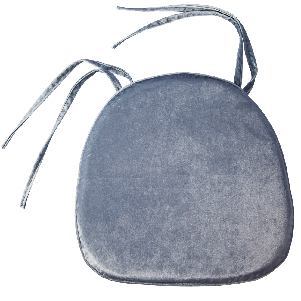 Capa Assento Veludo Azul Magestic (Cadeira Itália)