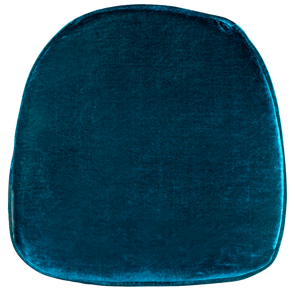 Capa Assento Veludo Irlandês Azul Anis (Cadeira Itália)