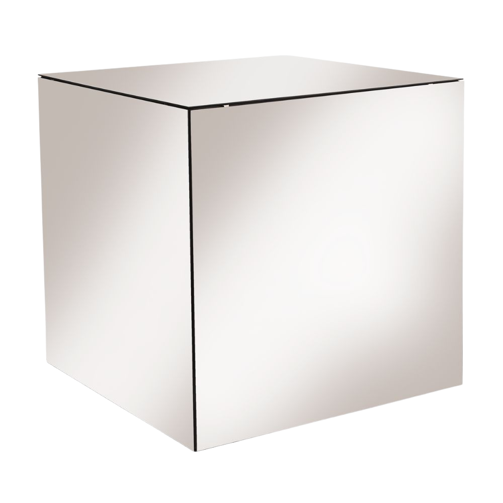 Aparador Cubo em Espelho Bronze