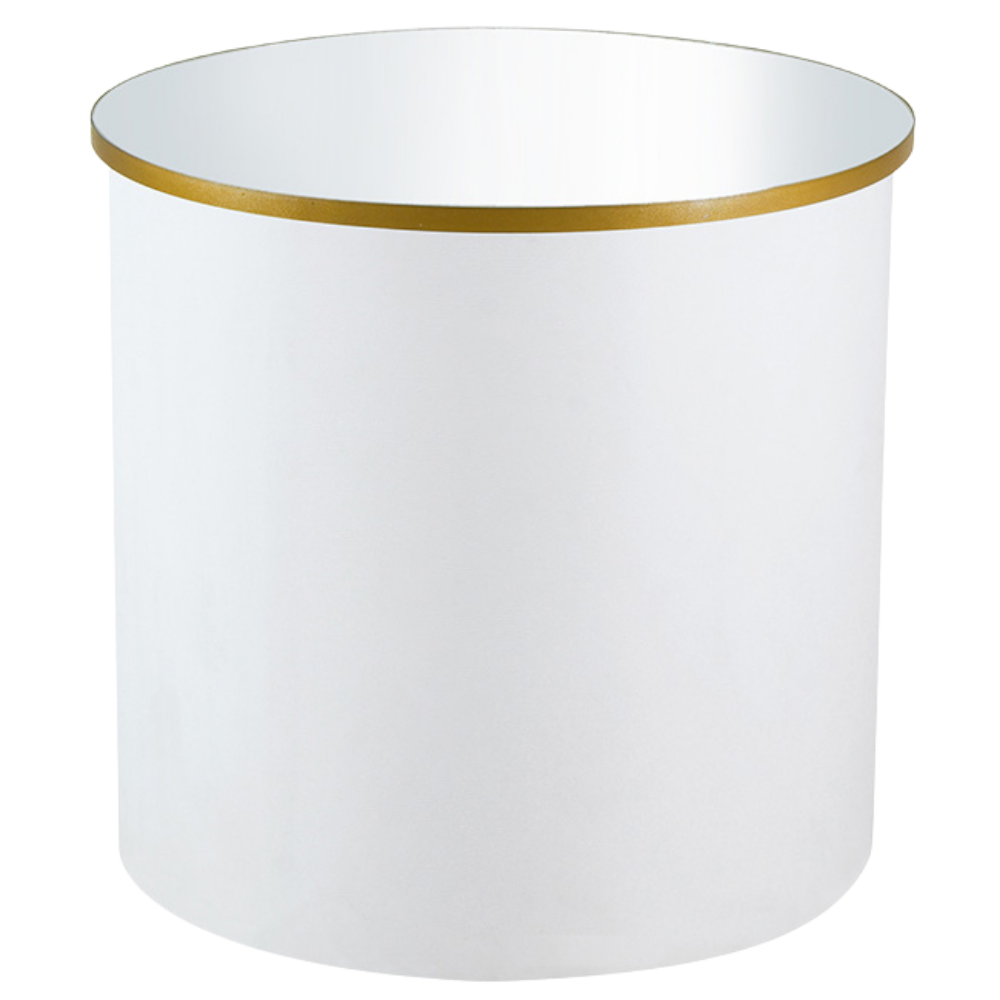 Mesa Cilíndrica para Revestir com Tampo Espelho