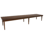 Mesa Aparadora Madeira com Vidro