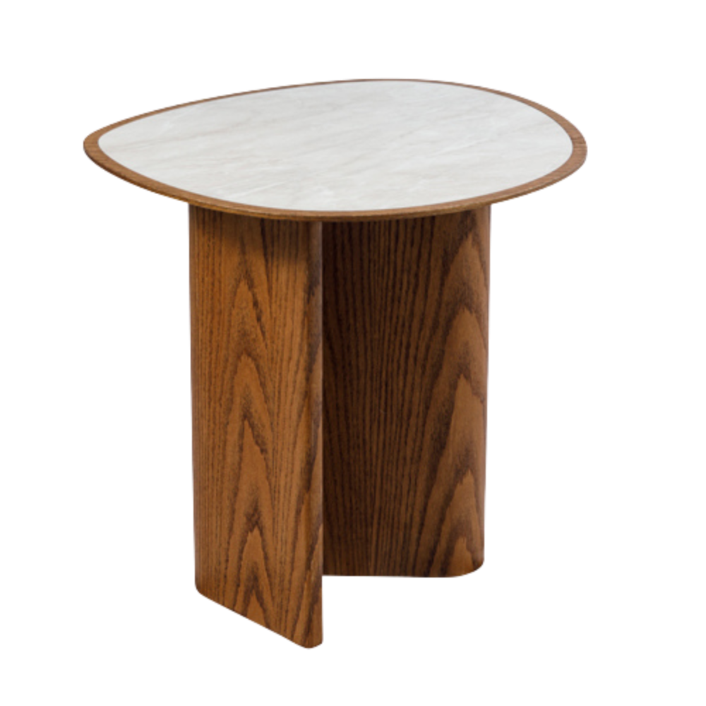 Mesa Drops Marmorizado Lateral