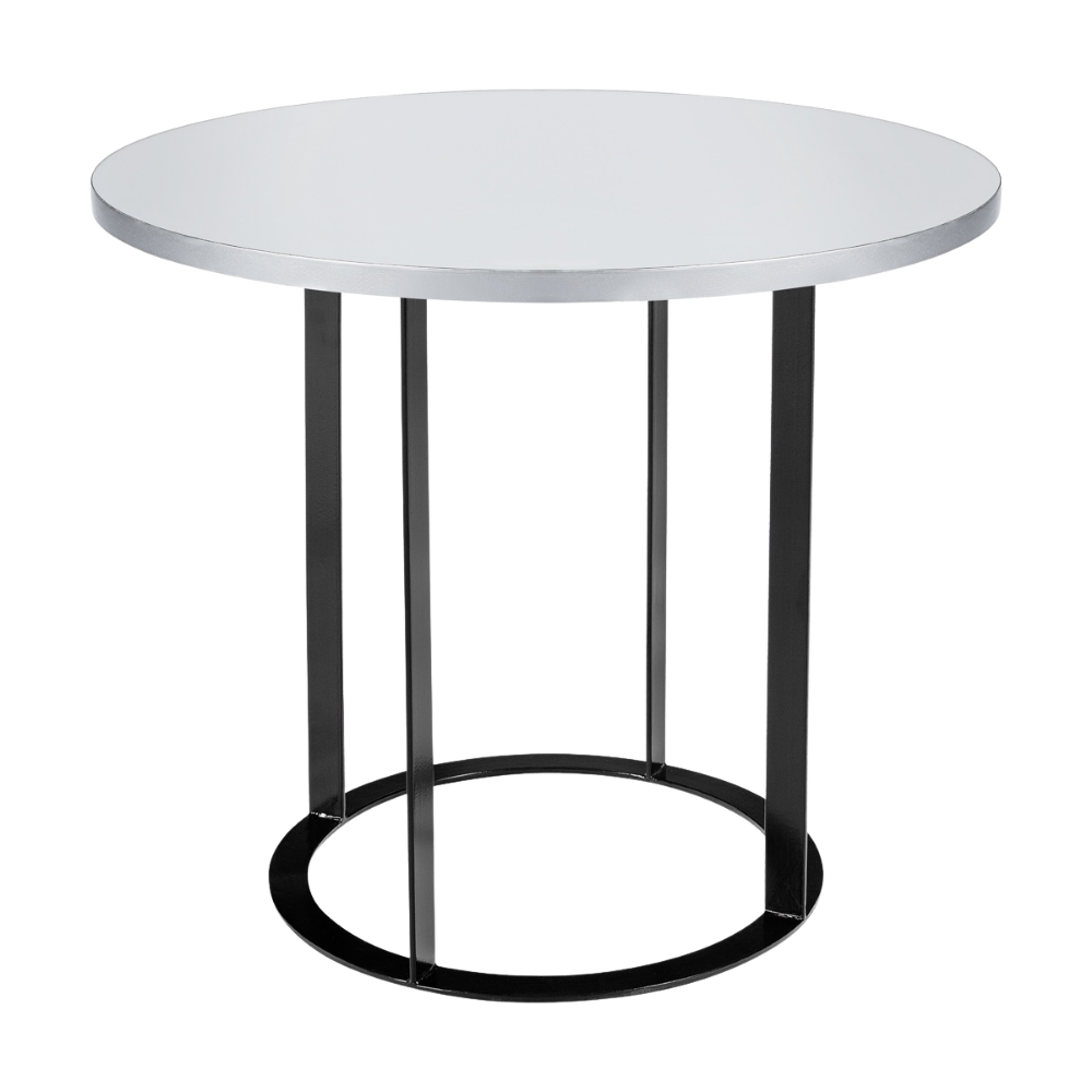 Base Dani com Tampo Espelho Friso Prata