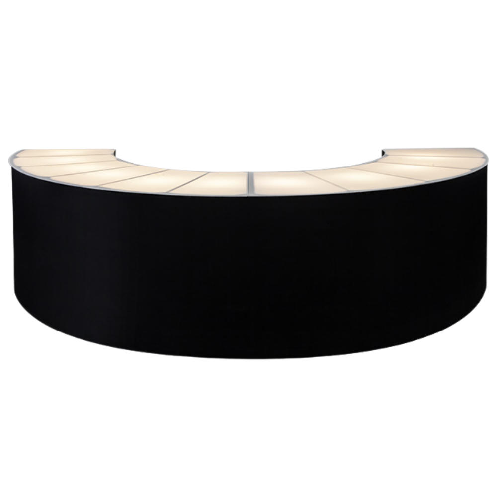 Bar Meia Lua para Revestir com Tampo Acrílico