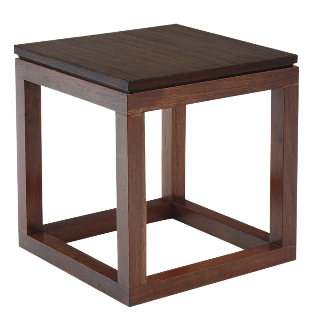 Cubo Médio Vazado Madeira com Friso