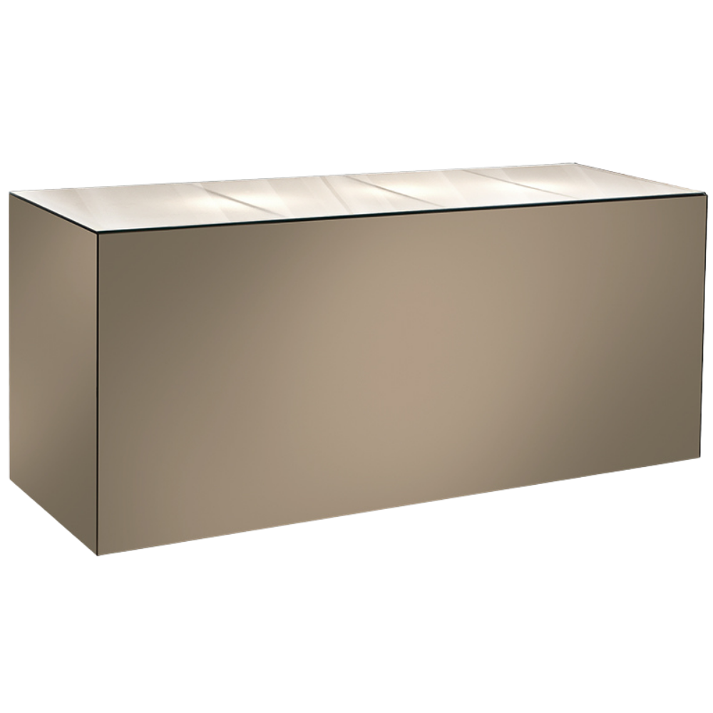 Balcão Espelho Bronze com Tampo Acrílico