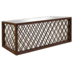 Balcão/Bar Frente Treliça Ferro Envelhecido